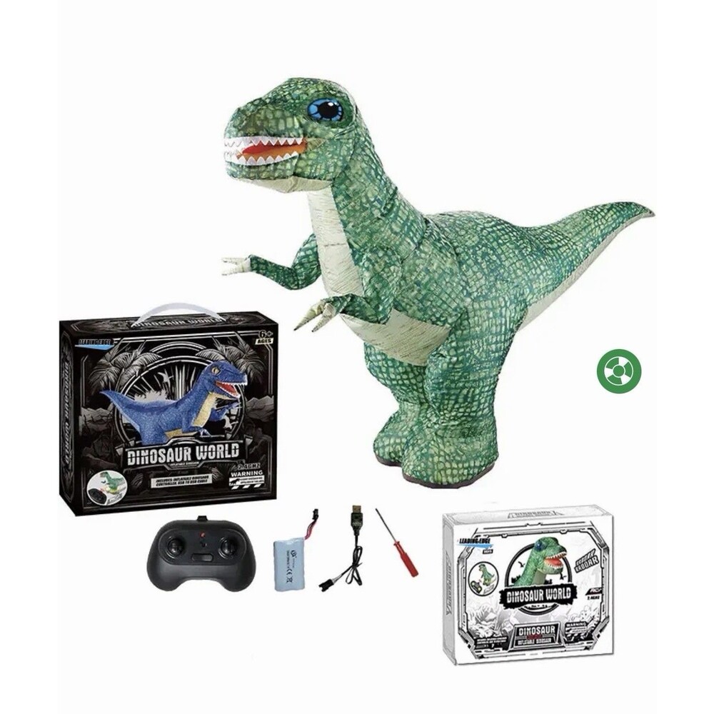Dinosaur World Remote Control Inflatable Dinosaur Toy 224GTZ Ages 6+